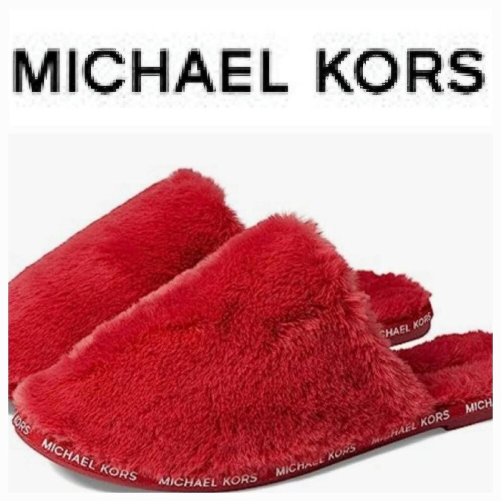 Michael Kors Frieda Slipper- Crimson - Picture 1 of 12